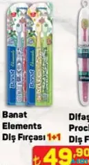 BANAT ELEMENTS DİŞ FIRÇASI 1+1
